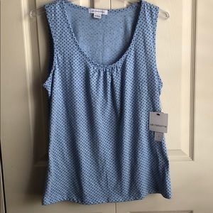 Soft Blue Sleeveless Top